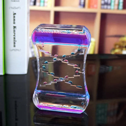 Rainbow Sensory Liquid Motion Bubbler Toy for Kids