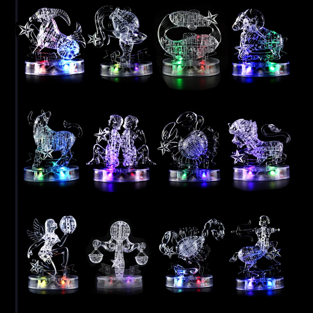 Glow-in-the-Dark Constellation Puzzle for Kids — 100 Pieces