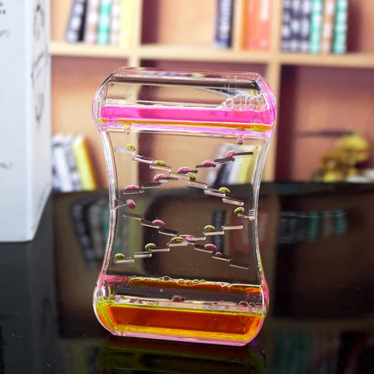 Rainbow Sensory Liquid Motion Bubbler Toy for Kids