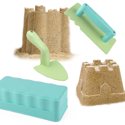 Kinetic Sand Play Kit for Kids — 500g with 6 Molds