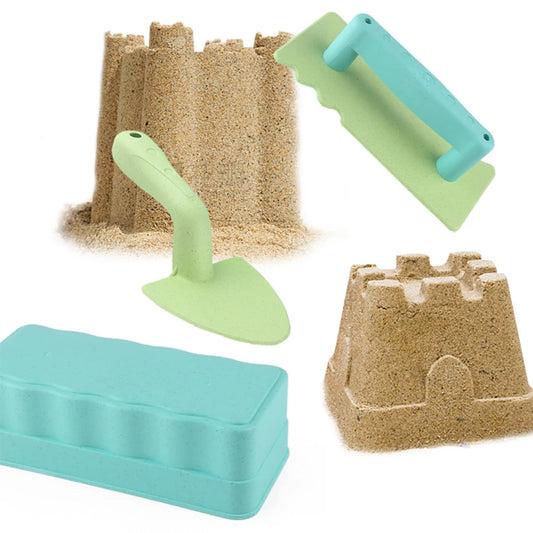 Kinetic Sand Play Kit for Kids — 500g with 6 Molds