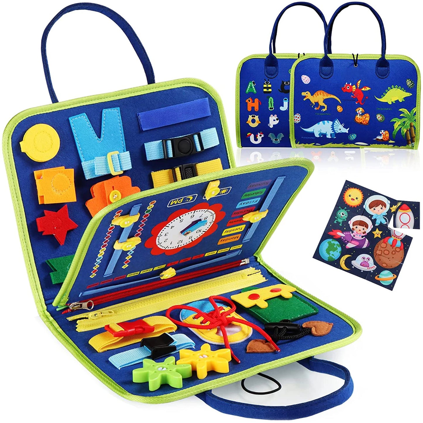Montessori Busy Board for Toddlers — Fine Motor Activity Board